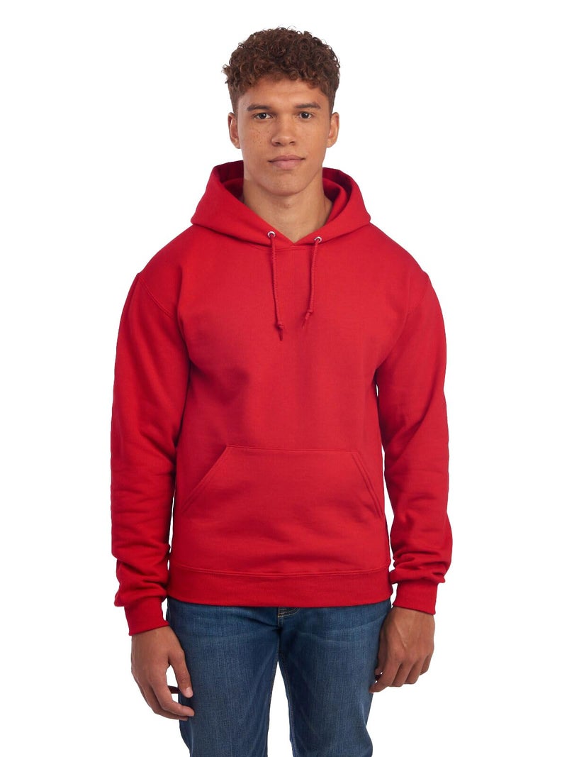 Jerzees -Men's NuBlend -Fleece -Sweatshirts & - -Hoodies, Hoodie-True Red, Medium - Image 1